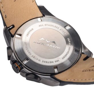 שעון עם רצועת עור גב שעון עם רצועת עור גב