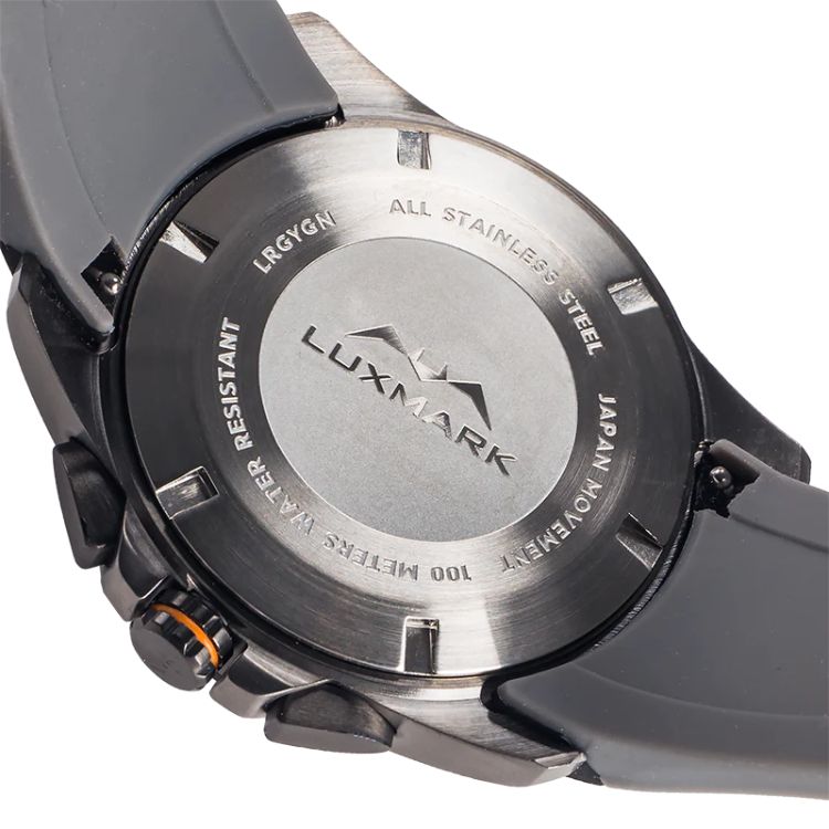 שעון עמיד במים גב