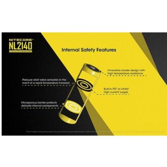 בטריית ליתיום נטענת 21700 5300mAh של Nitecore בטריית ליתיום נטענת 21700 5300mAh של Nitecore