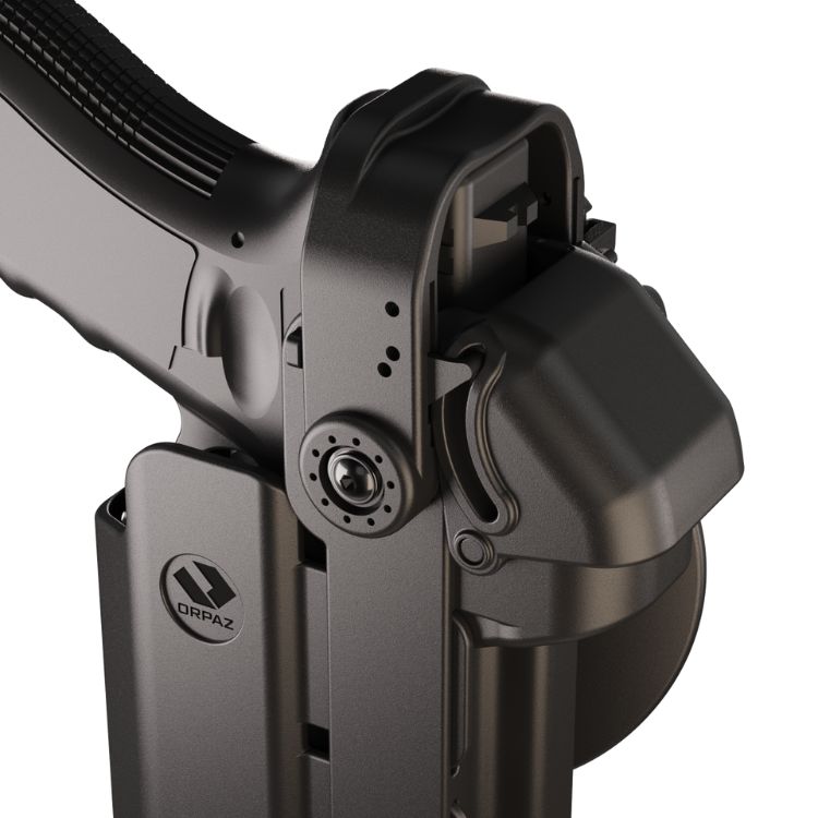 נרתיק לגלוק 17 עם פנס קרוב