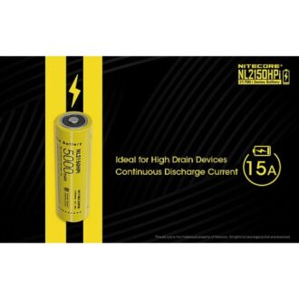 סוללת ליתיום 21700 נטענת 5000mAh של Nitecore סוללת ליתיום 21700 נטענת 5000mAh של Nitecore