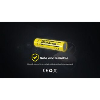 סוללת ליתיום חזקה נטענת 18650 4000mAh של Nitecore סוללת ליתיום חזקה נטענת 18650 4000mAh של Nitecore