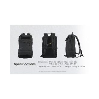 תרמיל גב לטיולים ונסיעות עם תא למחשב נייד, 23 ליטר – Nitecore תרמיל גב לטיולים ונסיעות עם תא למחשב נייד, 23 ליטר – Nitecore