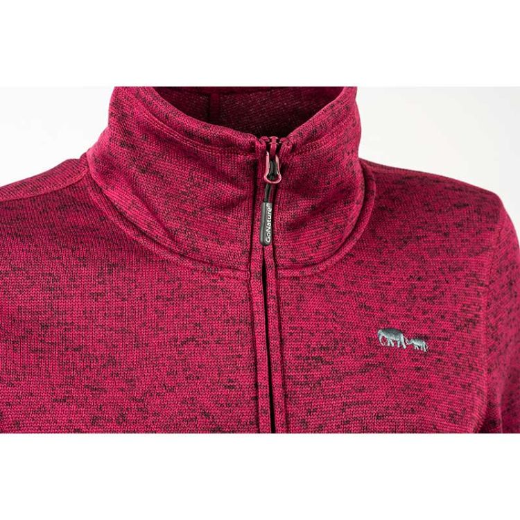 ג’קט פליז בורדו WOLVERINE צווארון