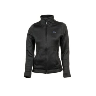 ג'קט פליז שחור לנשים WOLVERINE