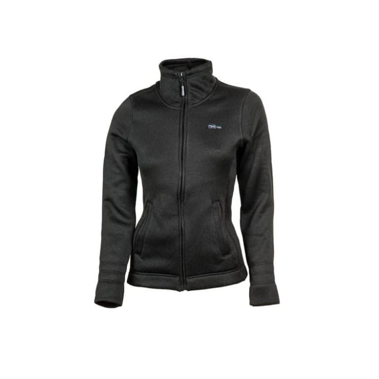 ג’קט פליז שחור לנשים WOLVERINE