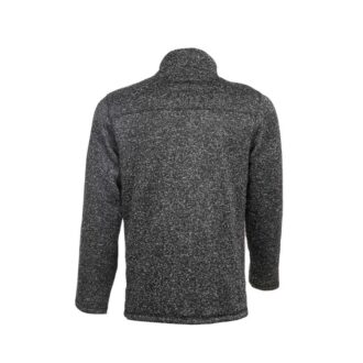 ג’קט פליז לגברים שחור מלאנג גב ג’קט פליז לגברים שחור מלאנג גב