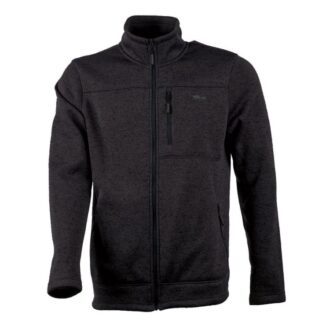 ג'קט פליז לגברים שחור