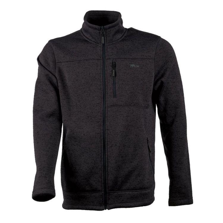 ג’קט פליז לגברים שחור