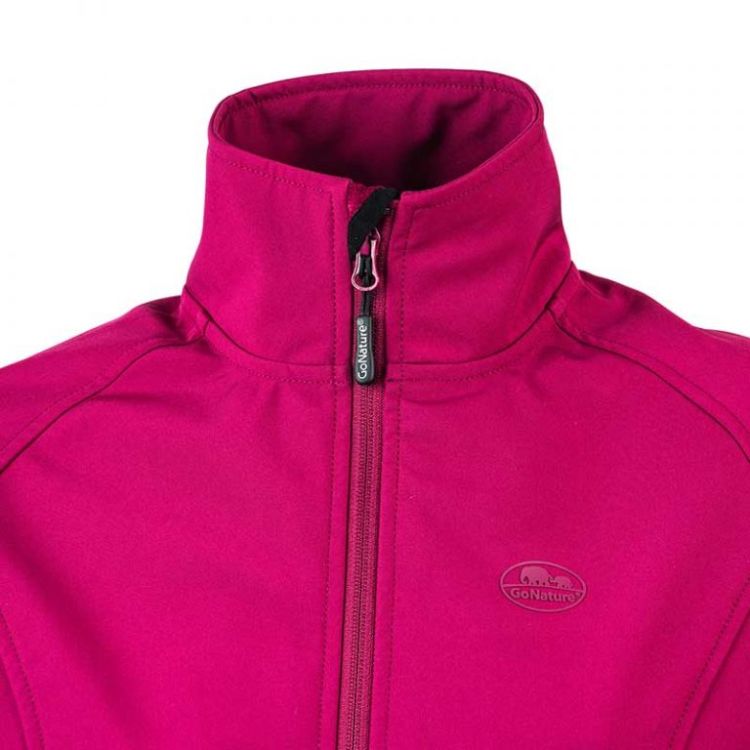 ג׳קט סופטשל נשים בורדו צווארון