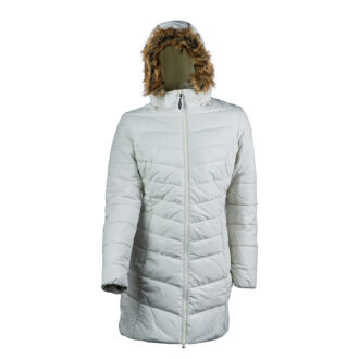 מעיל פוך נשים לבן