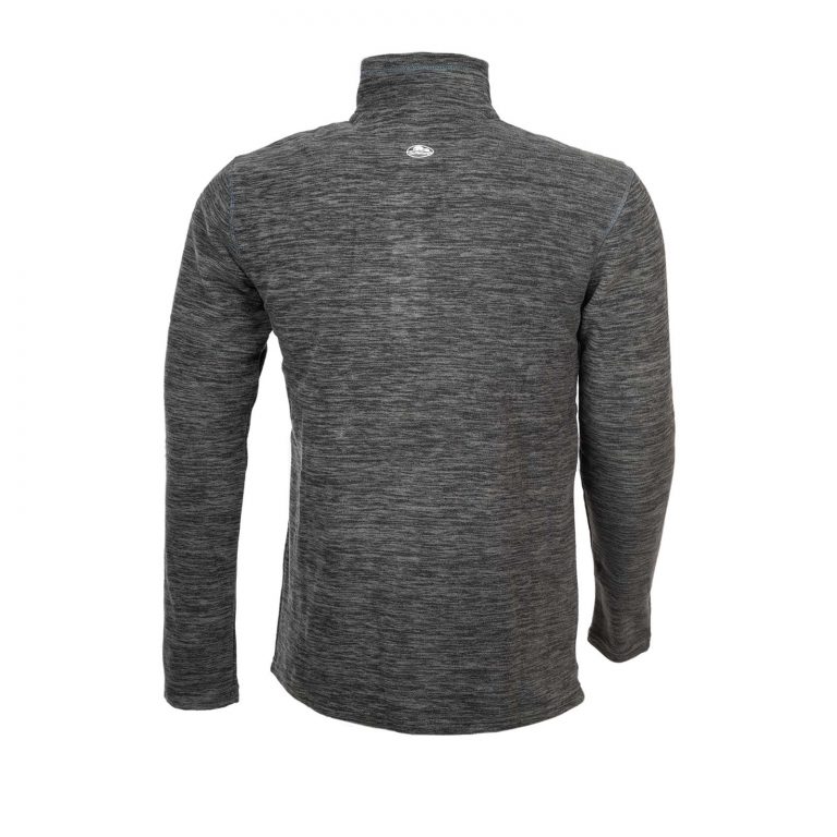 חולצה אפור מלאנג’ לגברים אחורה