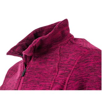 חולצה נשים בורדו מלאנג’ צווארון חולצה נשים בורדו מלאנג’ צווארון