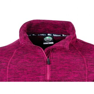 חולצה נשים בורדו מלאנג’ צווארון קדמי חולצה נשים בורדו מלאנג’ צווארון קדמי