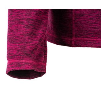 חולצה נשים בורדו מלאנג’ שרוול חולצה נשים בורדו מלאנג’ שרוול