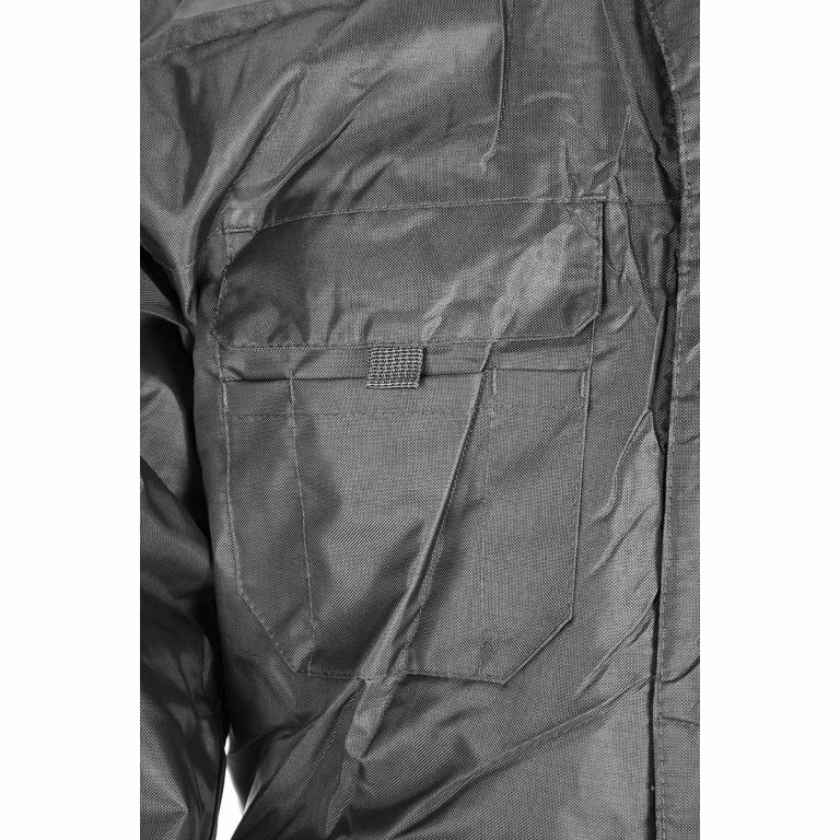 חרמונית שחורה כיס קדמי