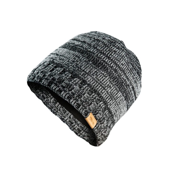 כובע חורף אפור בהיר מבט נוסף