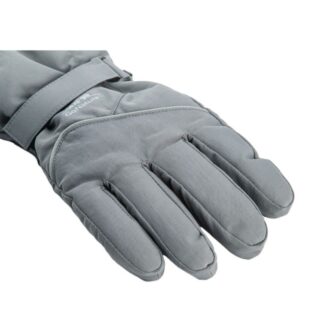 כפפה צבע אפור ספורט שמאל מבט מלמעלה כפפה צבע אפור ספורט שמאל מבט מלמעלה