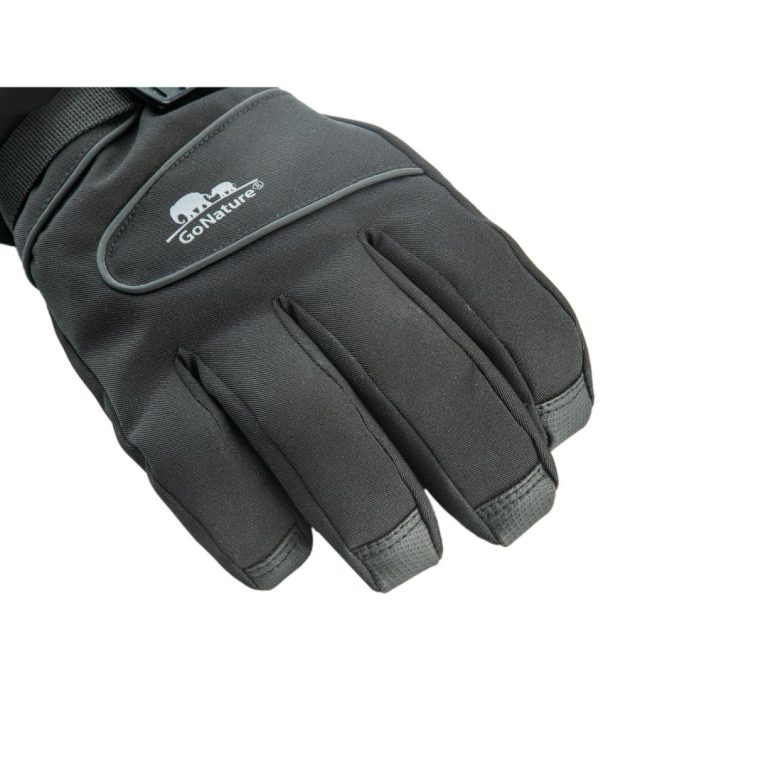 כפפה שמאל צבע שחור מבט למעלה