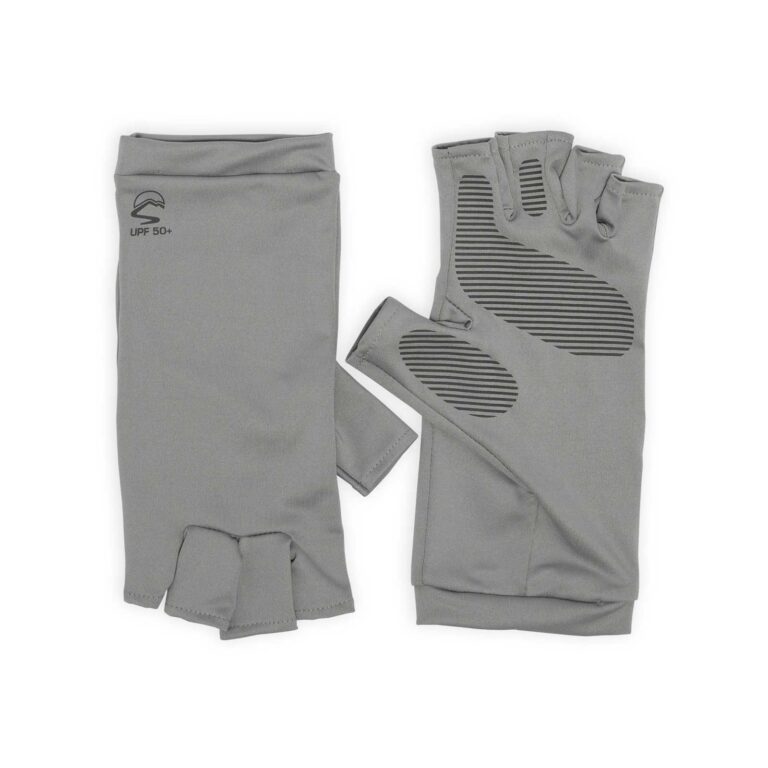 כפפות חצי אצבע אפור מבט נוסף