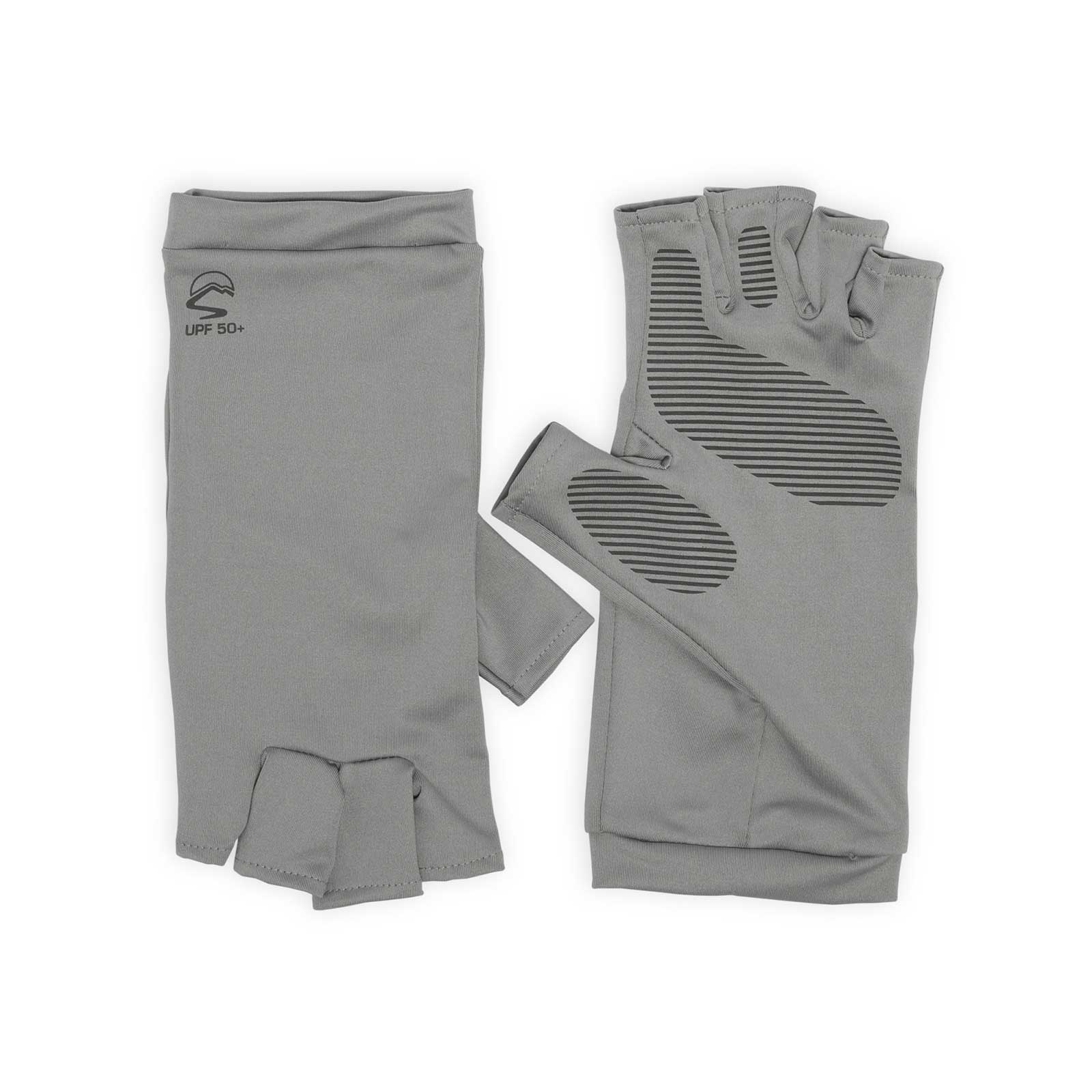 כפפות חצי אצבע אפור