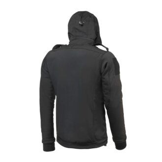 מעיל סוטפשל טקטי שחור אחורה מעיל סוטפשל טקטי שחור אחורה