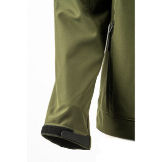 מעיל סופטשל זית שרוול מעיל סופטשל זית שרוול