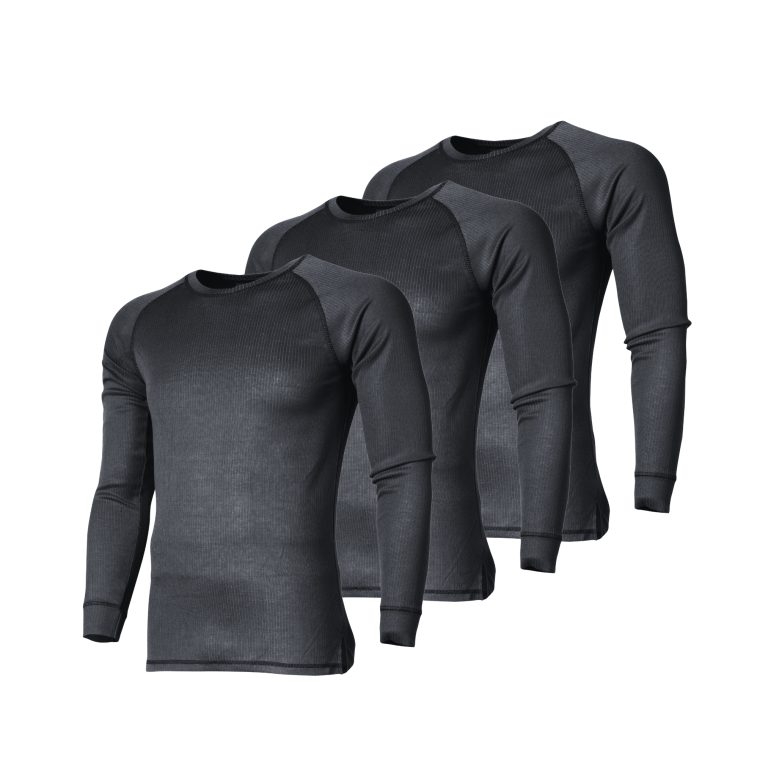 שלוש חולצות תרמיות שחור