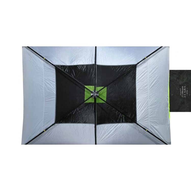 אוהל גדול לקמפינג, מתאים ל-10 אנשים, עם מחיצה מבט מעל