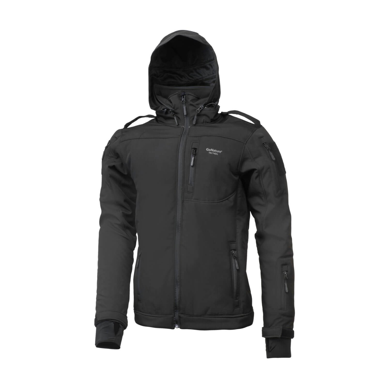 מעיל סוטפשל טקטי שחור – גו נייצ׳ר