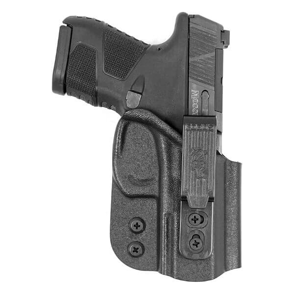 נרתיק אקדח ל-P365 XMACRO מוסברג MC2C ו-MC2SC ספרינגפילד הלקט פרו – פנימי וחיצוני, לימניים ושמאליים – Fobus