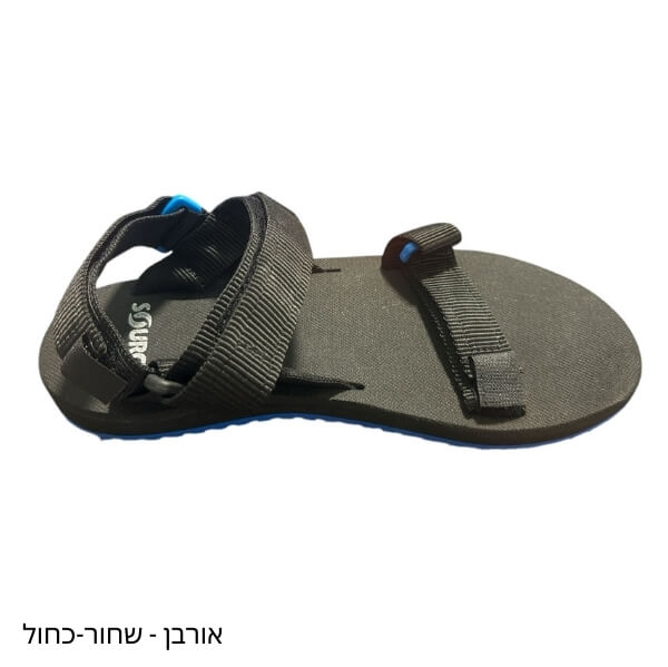 סנדלי שורש לגבר – אורבן שחור כחול