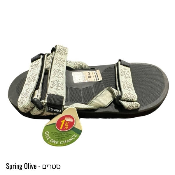 סנדלי שורש לנשים – סטרים – ירוק אביבי