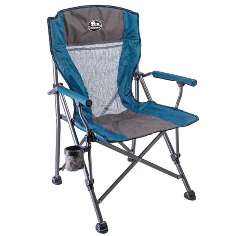 כיסא קמפינג גבוה וחזק, עמיד ומתקפל