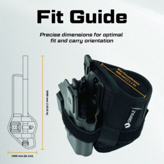 מתאם קרסול לנרתיק אקדח-גודל מתאם קרסול לנרתיק אקדח-גודל