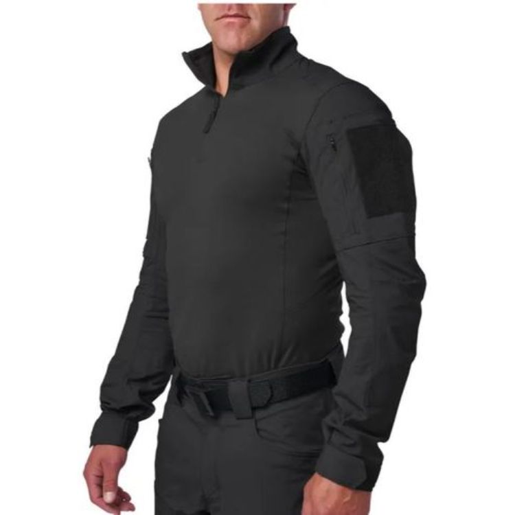 חולצה טקטית ללוחם שחור