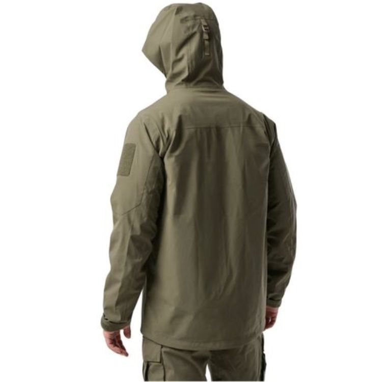 מעיל גשם גב עם כובע