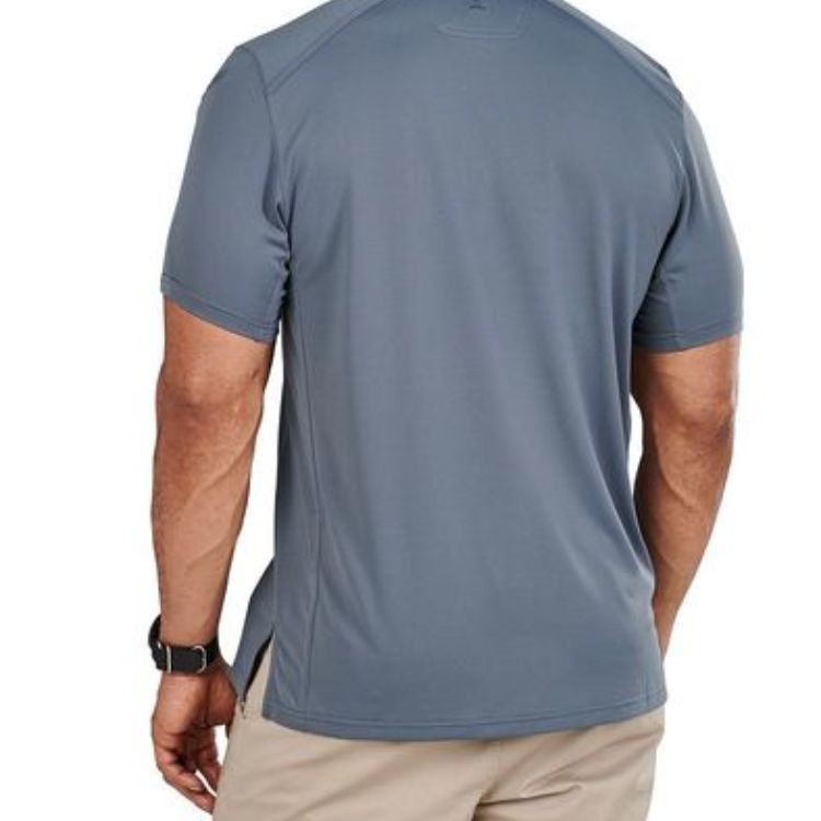 חולצת פולו דגם PARAMOUNT – אפור בהיר (1)