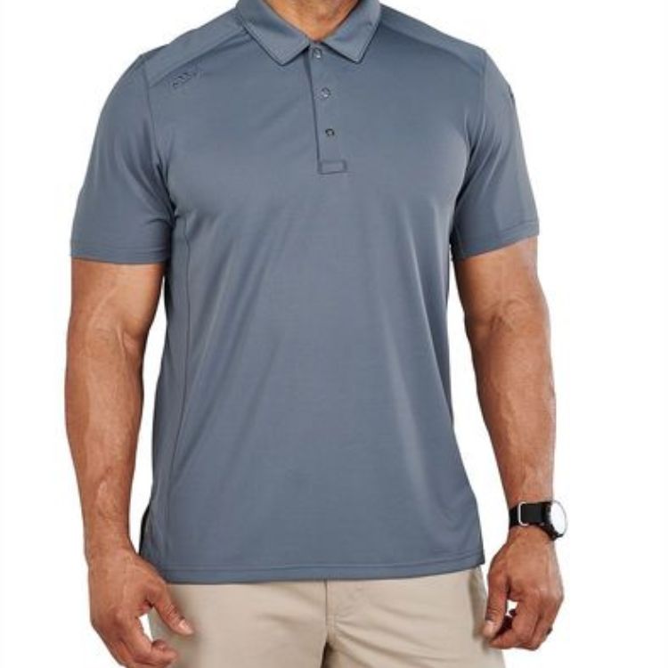 חולצת פולו דגם PARAMOUNT – אפור בהיר