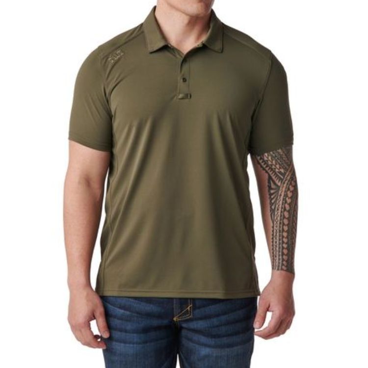 חולצת פולו דגם PARAMOUNT – ירוק ריינג’ר