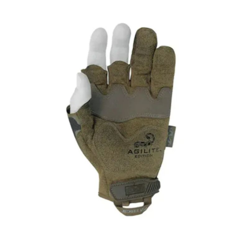 כפפות טקטיות דגם Mechanix M-PACT® של Agilite – צבעי הסוואה ירוק וחום (1)