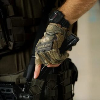 כפפות טקטיות דגם Mechanix M-PACT® של Agilite – צבעי הסוואה ירוק וחום (2) כפפות טקטיות דגם Mechanix M-PACT® של Agilite – צבעי הסוואה ירוק וחום (2)