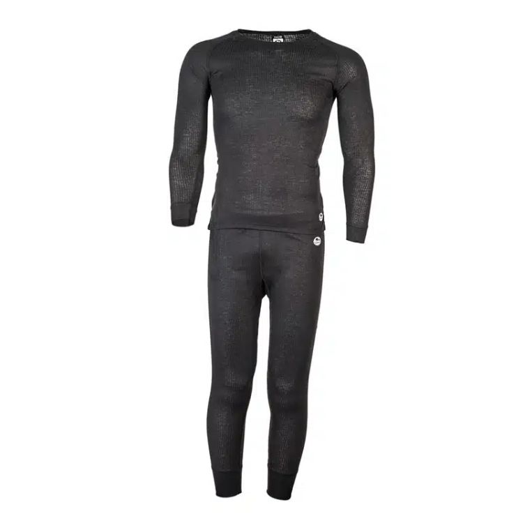 סת תרמי יוניסקס, לגבר ואישה – חולצה ומכנס – GoNature X-Blazing – שחור