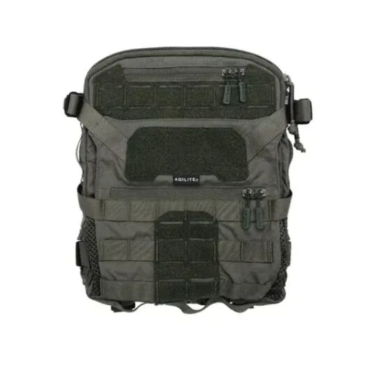 תיק לוחם טקטי עם חיבורי Molle, דגם Micro MAP של Agilite – ירוק