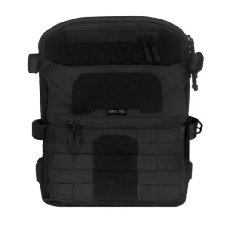 תיק לוחם טקטי עם חיבורי Molle, דגם Micro MAP של Agilite – שחור