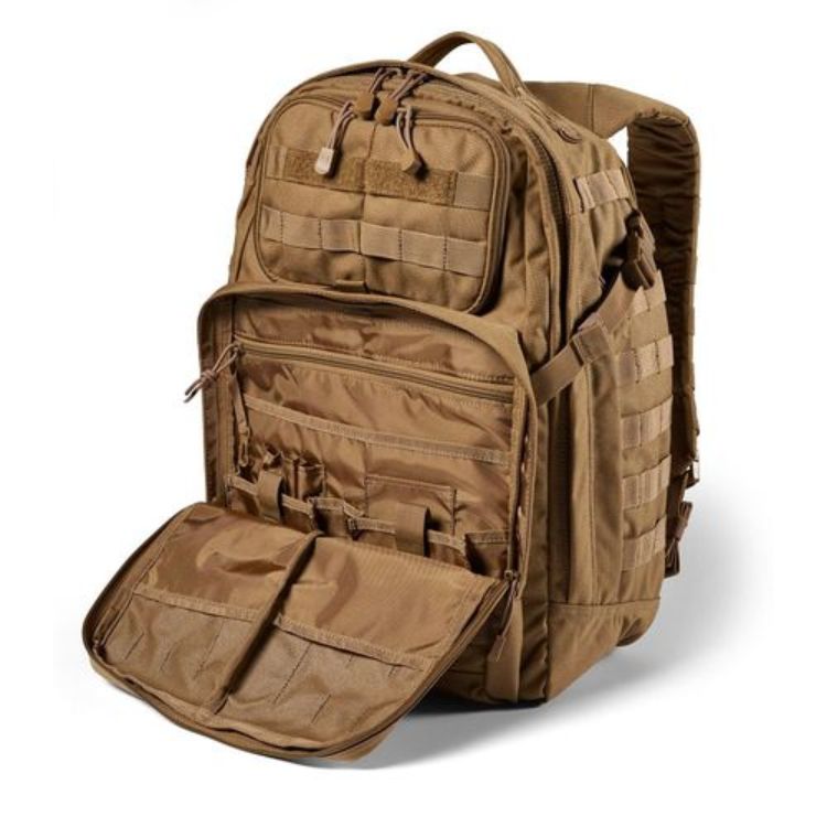 תיק מודולרי עם חיבור MOLLE ותאים מרובים RUSH24 2.0 – חום (2)