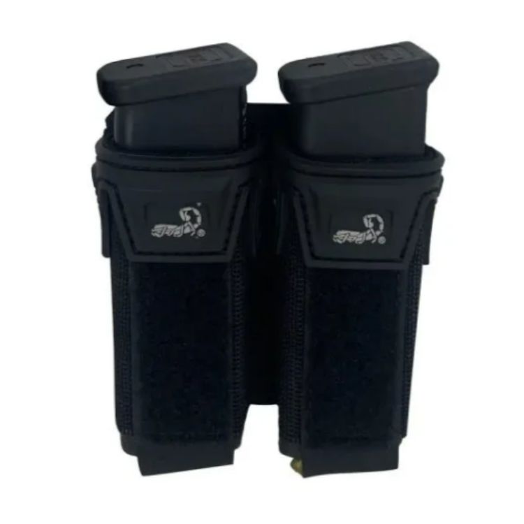 פונדה כפולה למחסניות אקדח – Agilite PINCER – שחור