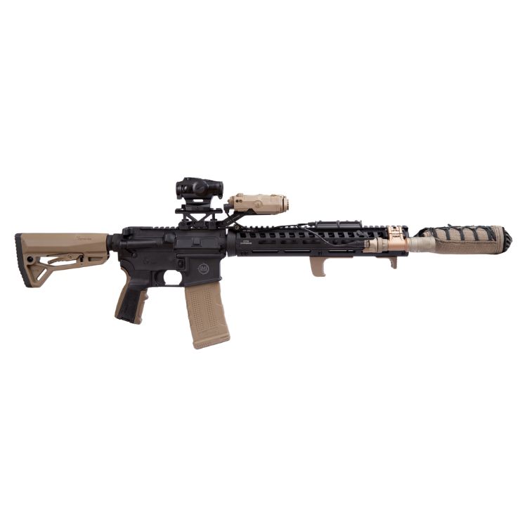 מתפס דרופ אין אלומיניום ™OTS – מסילת קרבין מלאה עם M-Lok ופיקטיני – IMI Defense – מדברי