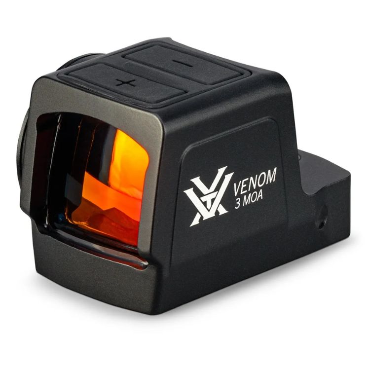 כוונת קומפקטית לאקדח Vortex Venom סגורה עם נקודה אדומה מבית Vortex